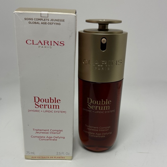 Clarins Double Serum - Elegant Red and Gold
